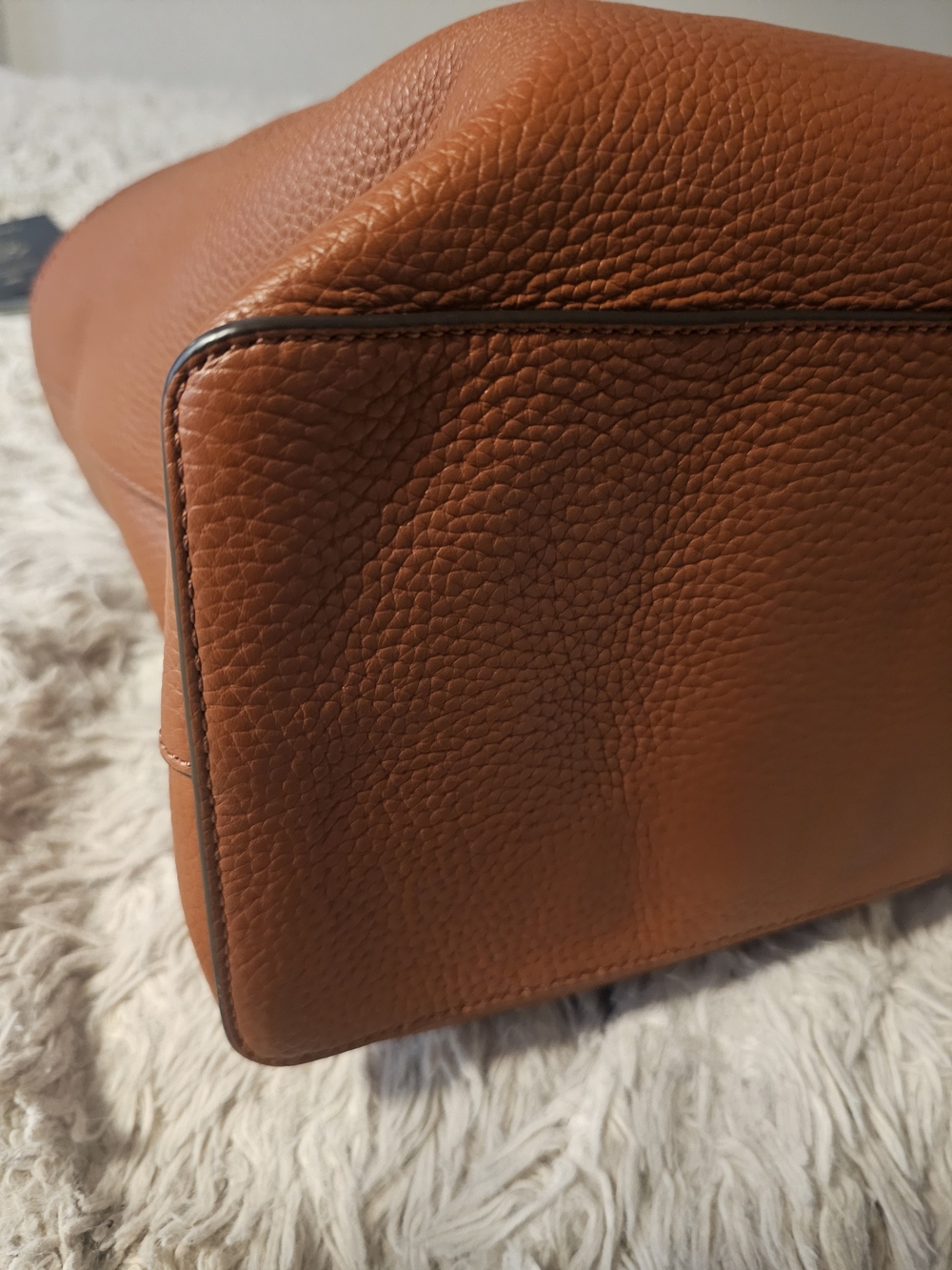 Tory Burch Tan Leather Tote Bag - Picture 3 of 7